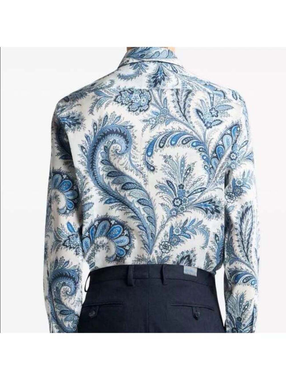 Etro Men's Paisley Jacquard Roma-Fit
Dress Shirt size 42